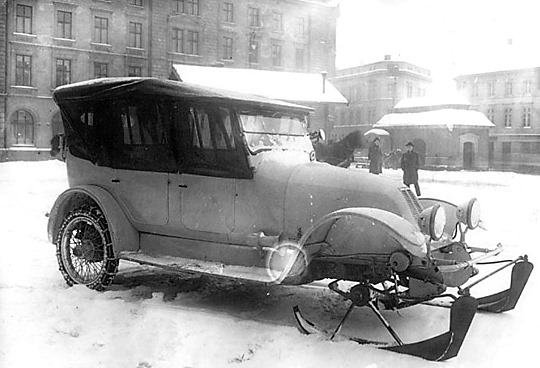 C-192 med meier for snøkjøring