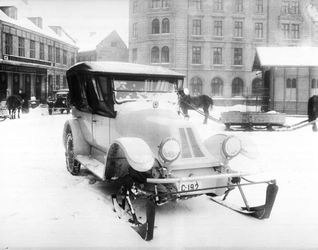 C-192 med meier for snøkjøring